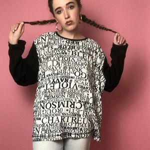 ALL THE COLORS long sleeve top